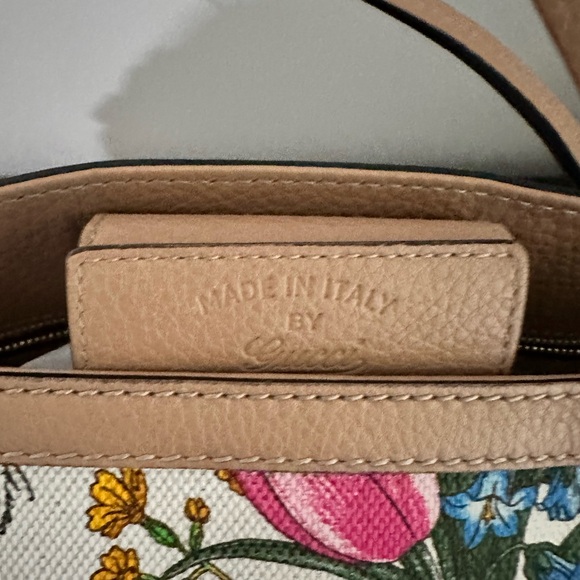 GUCCI Limited Edition Japanese Flora Printed Coated Canvas Leather EUC - Picture 8 of 15